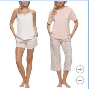 NWT Felina Women's 4-piece PJ Set 100% cotton